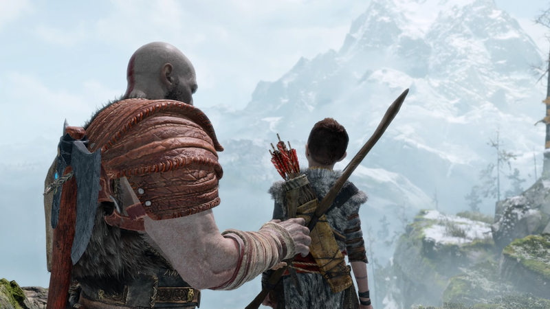 A Kratos le cuesta mucho ser padre, pero sí se preocupa por su hijo.